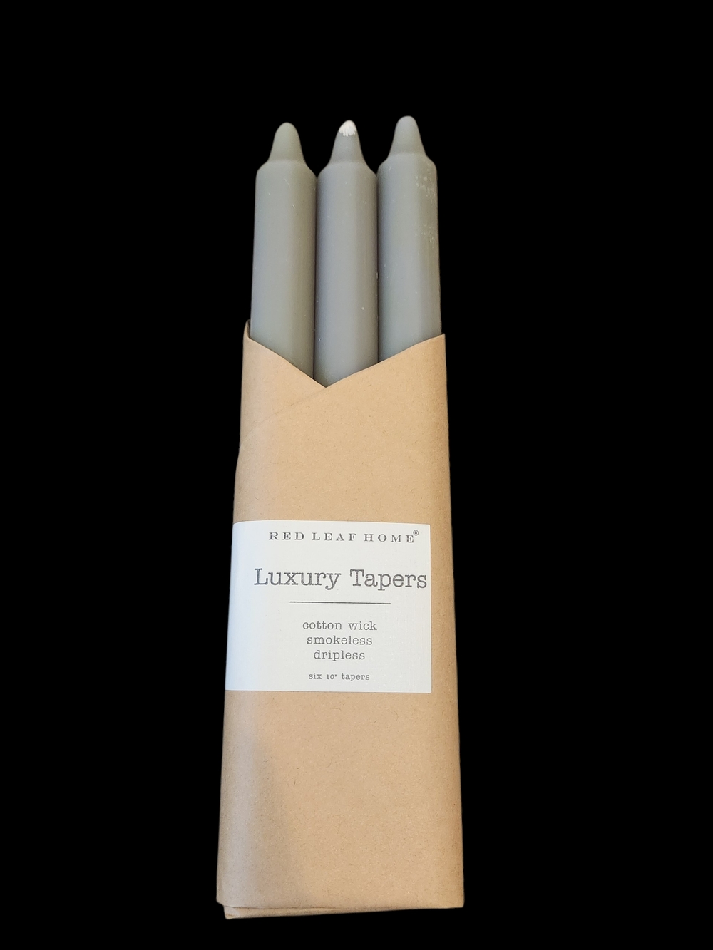 Red Leaf Home Luxury Tapers - Green/gray